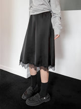 LACE LAYERED SKIRT