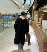  Liu Wool Overfit Duffel Coat