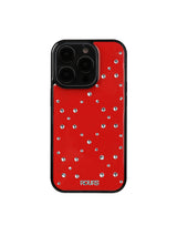 cubic argyle case (red)