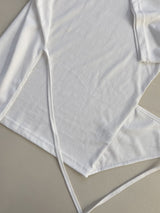 Wrap Raglan Short Sleeve T-shirt