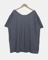 Lupyu Back Cross Short-Sleeve T-Shirt