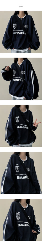Ising Track Line Sweatshirt