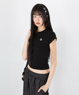 SLIM FIT REGULAR BUTTON HALF T-SHIRT [3color]