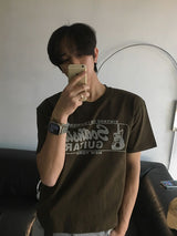 [A-T0100] サウスサイドクロップ半袖Tシャツ (3色)