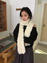 Movi Fluffy Fine Wool Muffler (4 Colors)