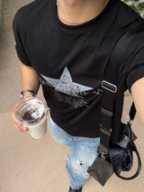ヴィンテージスラブワイドスナップデニムパンツ