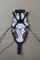 racing track bodysuit monokini