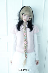 Angora Half-Puff Short-Sleeved Knitwear (2color)