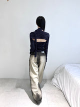 グリッターニットトップボレロカーディガンセット (3color)