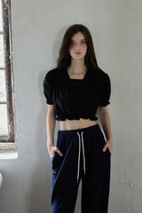 Mose punching blouse_black