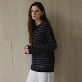 Striped Knit_Navy