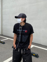 Teach Tokyo レタリング半袖Tシャツ 3C