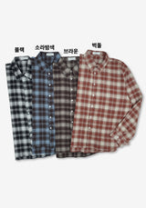RW クッキーチェックロングシャツ