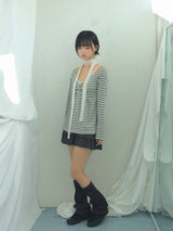 Ribbon Stripe Loose Top