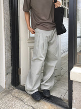 Arctic Cation Pintuck Curved Pants 2C