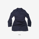 Ticor Stripe Collar One Piece