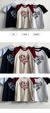 スペックカラーヒューラグランショートスリーブTシャツ