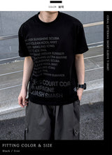 コーラルレタリングショートスリーブTシャツ