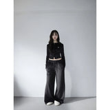 【MADE】winter velour pants, black