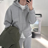 LMN Limited Slit Oversized-Fit Napping Hood Zip-Up (3 colors)