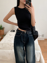 High Quality Basic Rib Sleeveless (5color)