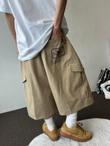 Mighty Hip Patch Cargo Bermuda Shorts 3color