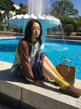 クチレースベルベットスカート