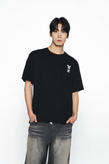 25SS MUGSHOT ALIEN SHORT SLEEVE T-SHIRT BLACK