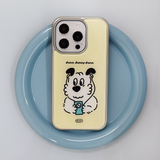 ミュージックエポキシシルバーバンパースマートフォンケース