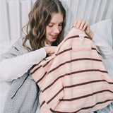 Stripe sling bag_pink