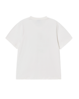 25FW WOMAN エリプスロゴ半袖Tシャツ クリーム