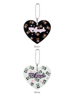 Teddy Bear Heart Shape Bag Charm