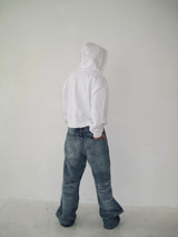 5-Button Fly Flared Denim Pants
