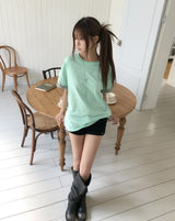 Poish Color Matching Roll-up Short Sleeve