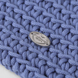COTTON KNITTING BAG  (Blue)