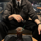 Wayne Military Patch Flight Aviation Jacket