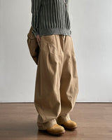 Volume Rivet Cotton Pants