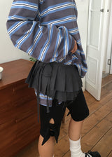 PLEATS SKIRT BELT