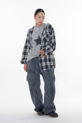 Garment dyeing cargo pants
