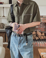 ロイブピッグジッパー半袖Tシャツ