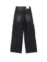 Lowell Layered Cargo Denim Pants