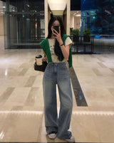 セイムデイシッピング [New Spring Product 10%] [BELLIDE MADE] オーシャンワイドデニムパンツ