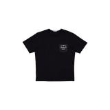 [UPDRAFT]NYLON POCKET COTTON T-SHIRT BLACK