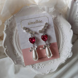 Rosepink Heart Love Wing Piercing