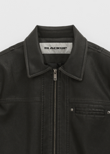 [MADE] Cuda Washing Leather Jacket