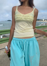 TENCEL FRILL SLEEVELESS