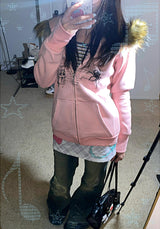 Graffiti Zip Hoodie