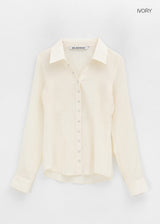 [MADE] Elsob Button Pleated Blouse