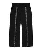 Siber Stripe Pants Black