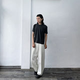 Structured Textured Cropped Tee